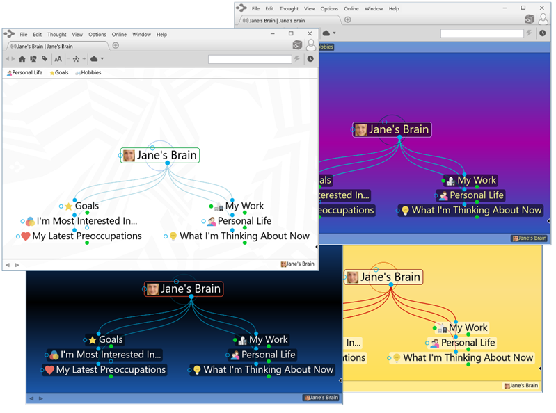思维导图TheBrain基础实操教程——选择主题并自定义主题颜色 思维导图TheBrain基础实操教程——选择主题并自定义主题颜色