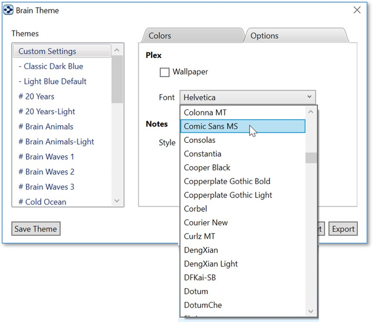 思维导图TheBrain基础实操教程——选择主题并自定义主题颜色 思维导图TheBrain基础实操教程——选择主题并自定义主题颜色