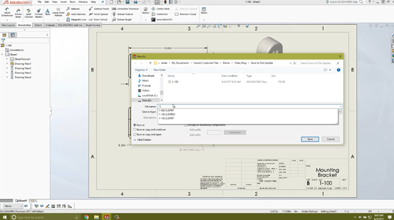 如何为多个项目复制SOLIDWORKS工程图 如何为多个项目复制SOLIDWORKS工程图
