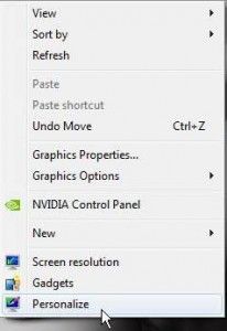 Windows 7个性化 Windows 7个性化