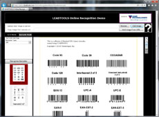 online recognition demo barcode