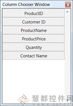 图表,表格,属性对话框,图表序列化,数据模板,列选择器