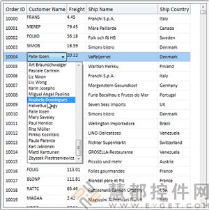 图表,表格,属性对话框,图表序列化,数据模板,列选择器