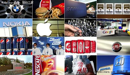 全球百大品牌榜 IBM第二微软第三